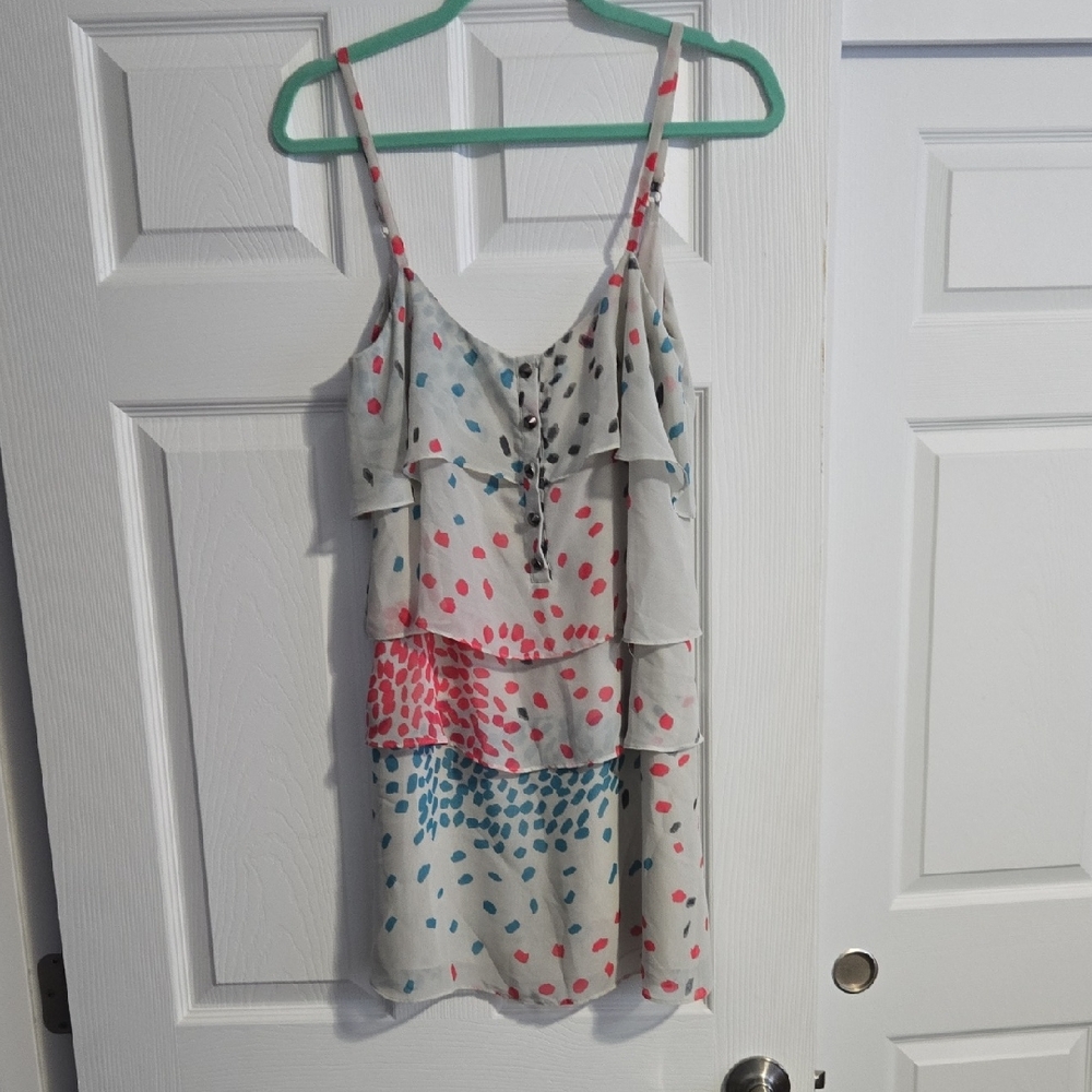 Forever 21 Polka Dot Mini Dress - Pink, Blue, Black